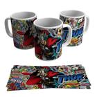 Caneca Gibi Do Thor Super Herói Marvel Revistinha Hq