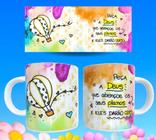 Caneca gospel frases religiosas versículos bíblicos motivacionais 62