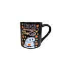 Caneca Grafite Decorada Flork Café 210 ml