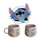 Caneca Grande Stitch Ohana Moma Disney Present Fofo