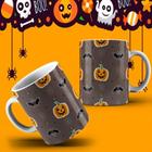 Caneca Halloween E Dia Das Bruxas Decorada Festa Fantasia Terror - MEGA OFERTA!
