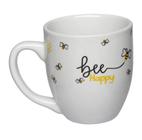 Caneca Honey em Porcelana 300ml 12x8,5x9cm - Hauskraft