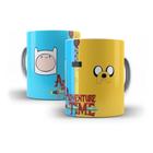 Caneca Hora Da Aventura Adventure Time Jack E Finn - Ng Decor Canecas