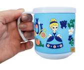 Caneca Infantil Emborrachada 200ml Detalhes em Alto Relevo Escola Lembrancinha Copo