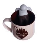 Caneca Infusor Para Chá Mapa Do Maroto Harry Potter Hogwarts