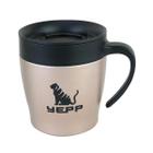 Caneca isotérmica de aço inoxidavel com colher 300ml