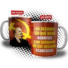 Caneca Lenin Marxista Comunista Revolução Russa Bolchevique Comunismo