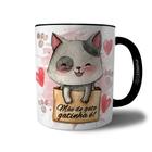 Caneca Mãe de Gato Gatinha é - Xícara Mãe de Pet Presente Fofo para o Dia das Mães - Persomax