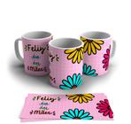 Caneca Mãe ou Dia das Mães - Floral: CNC001 17580