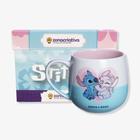 Caneca Maggie Stitch Namorados 400ml Disney ZC 10025649 - Zona Criativa