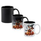 Caneca Mágica Fosca Interna Preta Muda de Cor 325ml CACHORRO DOG HALLOWEEN 32