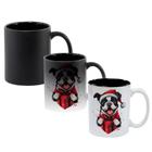 Caneca Mágica Fosca Interna Preta Muda de Cor 325ml CACHORRO DOG NATAL 3