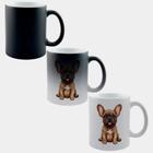 Caneca Mágica Fosca Muda de Cor 325ml CACHORRO DESENHO FOFO 26