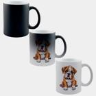 Caneca Mágica Fosca Muda de Cor 325ml CACHORRO DESENHO FOFO 31