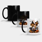 Caneca Mágica Fosca Muda de Cor 325ml CACHORRO DOG HALLOWEEN TURMA 13