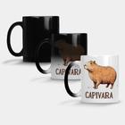 Caneca Mágica Fosca Muda de Cor 325ml CAPIVARA ANIMAL SELVAGEM 1