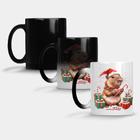 Caneca Mágica Fosca Muda de Cor 325ml CAPIVARA NATAL 13