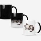 Caneca Mágica Fosca Muda de Cor 325ml GATINHO SONECA FOFO