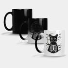 Caneca Mágica Fosca Muda de Cor 325ml GATO HALLOWEEN ABOBORA 118