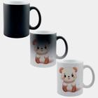 Caneca Mágica Fosca Muda de Cor 325ml URSO POLAR FOFO SENTADO