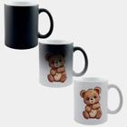 Caneca Mágica Fosca Muda de Cor 325ml URSO TEDDY FOFO POSE