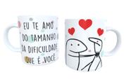 Caneca meme flork te amo do tamanho do seu estresse - Starnerd