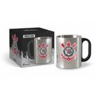 Caneca metal inox - corinthians - Brasfoot