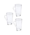 Caneca Minimalista Kit Com 3 Unidades em Vidro