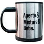 Caneca Mixer De Inox Com Tampa 380 Ml