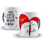 Caneca Namorados Briga Amor Love Flork Casal Meme Cerâmica 325ml - Pandika  - Canecas - Magazine Luiza