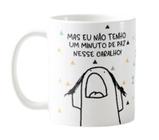 Caneca meme boneco palito flork mãe não tem um minuto de paz