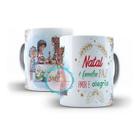 Caneca Natal É Família, Paz, Amor E Alegria