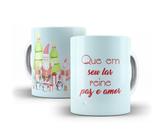 Caneca Natal Que Em Seu Lar Reíne P E Amor 325Ml - 09680 - Prime