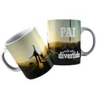 Caneca pai com você todo fica muito mais divertido presente