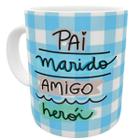 Caneca pai marido amigo herói presente dia dos pais - Mago das Camisas