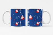 Caneca Papai Noel e Floquinhos de Neve