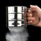 Caneca Peneira Polvilhador Farinha Gatilho Manual Aço Inox - Top Chef