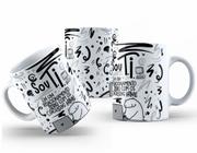 Caneca Personalizada 325ml Meme Flork Profissões Engraçadas