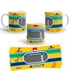 Caneca Personalizada Ayrton Senna Porcelana 325ml