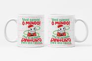 Caneca Personalizada de Natal Flork Meme Bento Frases 325ml