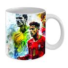 Caneca Personalizada de Porcelana de Futebol 325 ML Presente - PN