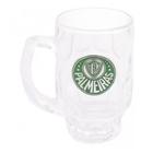 Caneca Personalizada De Vidro Brasão Time Palmeiras 330ml