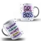 Caneca Personalizada Dia Da Mulher Girl Boss Capaz Superação Presente Porcelana- MEGA OFERTA!