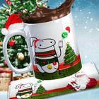 Caneca Personalizada Feliz Natal Natalina Sua Linda Engraçada Divertida Porcelana MEGA OFERTA! - JKB