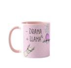 Caneca Personalizada Feminina llhama Divertida Menos Drama