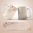 Caneca Personalizada Flores 02