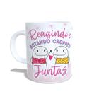 Caneca Personalizada Flork Amigas Reagindo Botando cropped juntas - amigas01