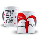 Caneca Personalizada - Frases divertida, engraçadas e debochada Memes Flork Bento, Namorados