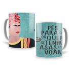 Caneca Personalizada Frida Kahlo Em Porcelana 325Ml