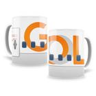 Caneca Personalizada Gol Em Porcelana 325 Ml